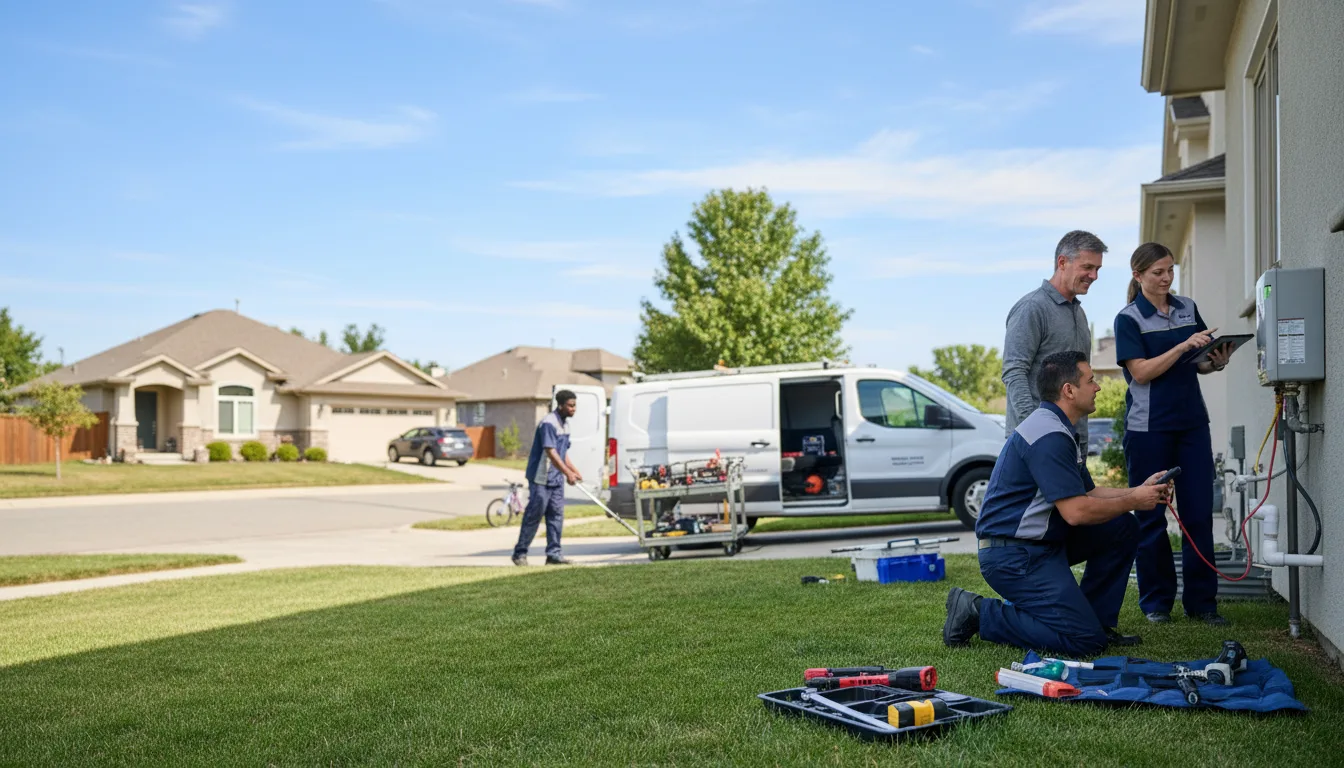 Tankless water heater service in Vanderbilt, TX